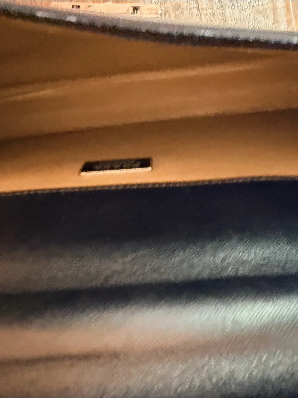 Prada Black Leather Lock-Front Briefcase